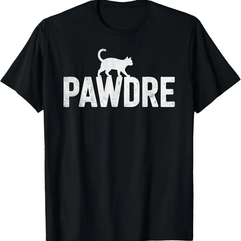 Pawdre Cat Dad Cute Fur Papa Fathers Day Pet Paw Daddy T Shirt