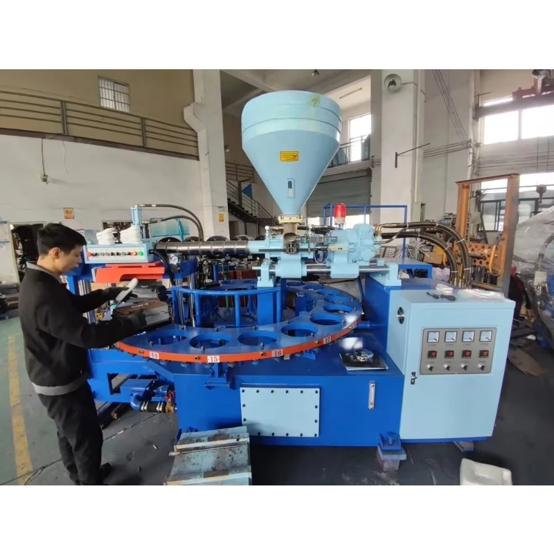 Semi-automatic Single Color Pvc Tpr Sole Making Machine