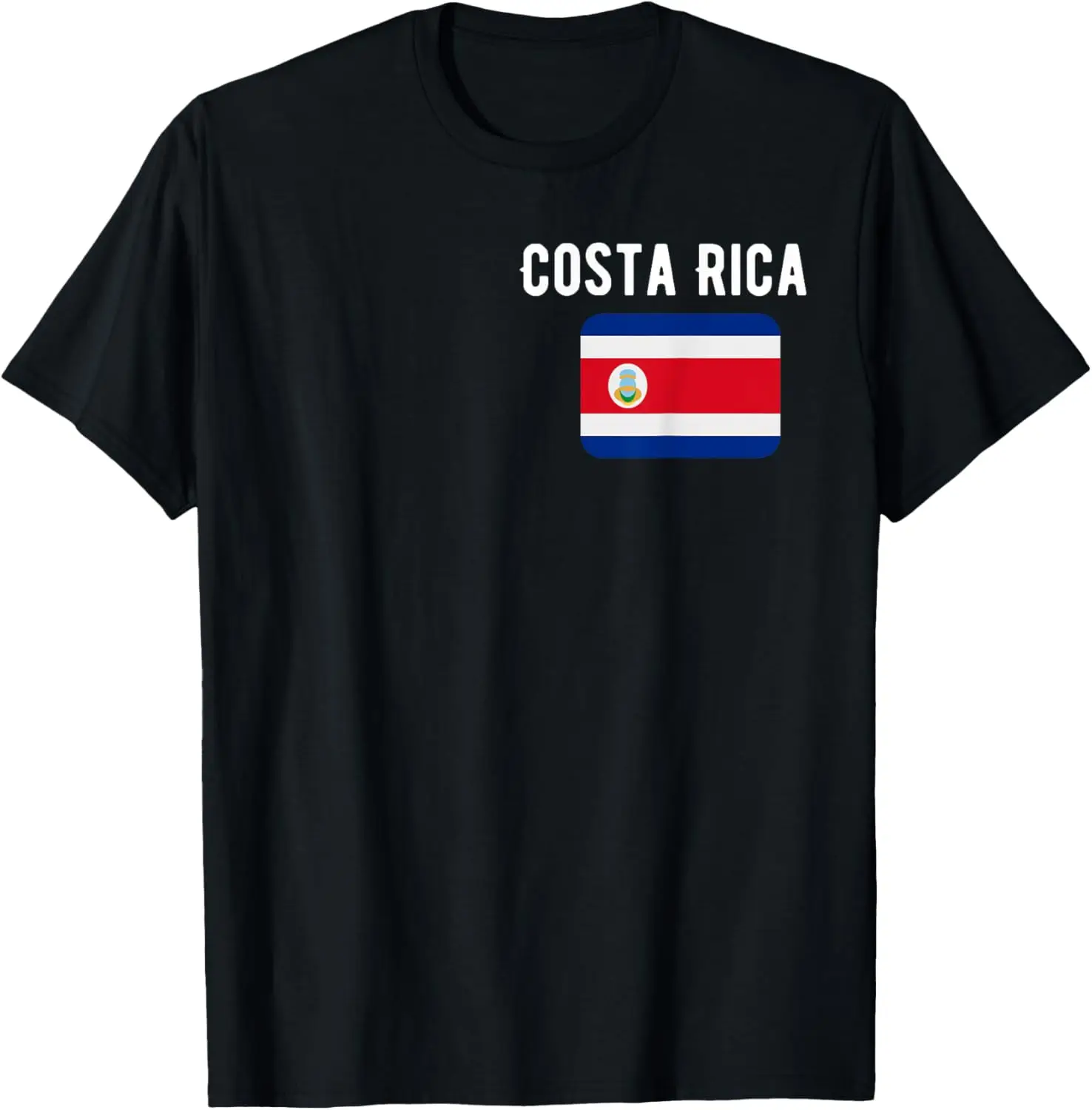 Costa Rica Flag Costa Rica Country Map Flag T-Shirt