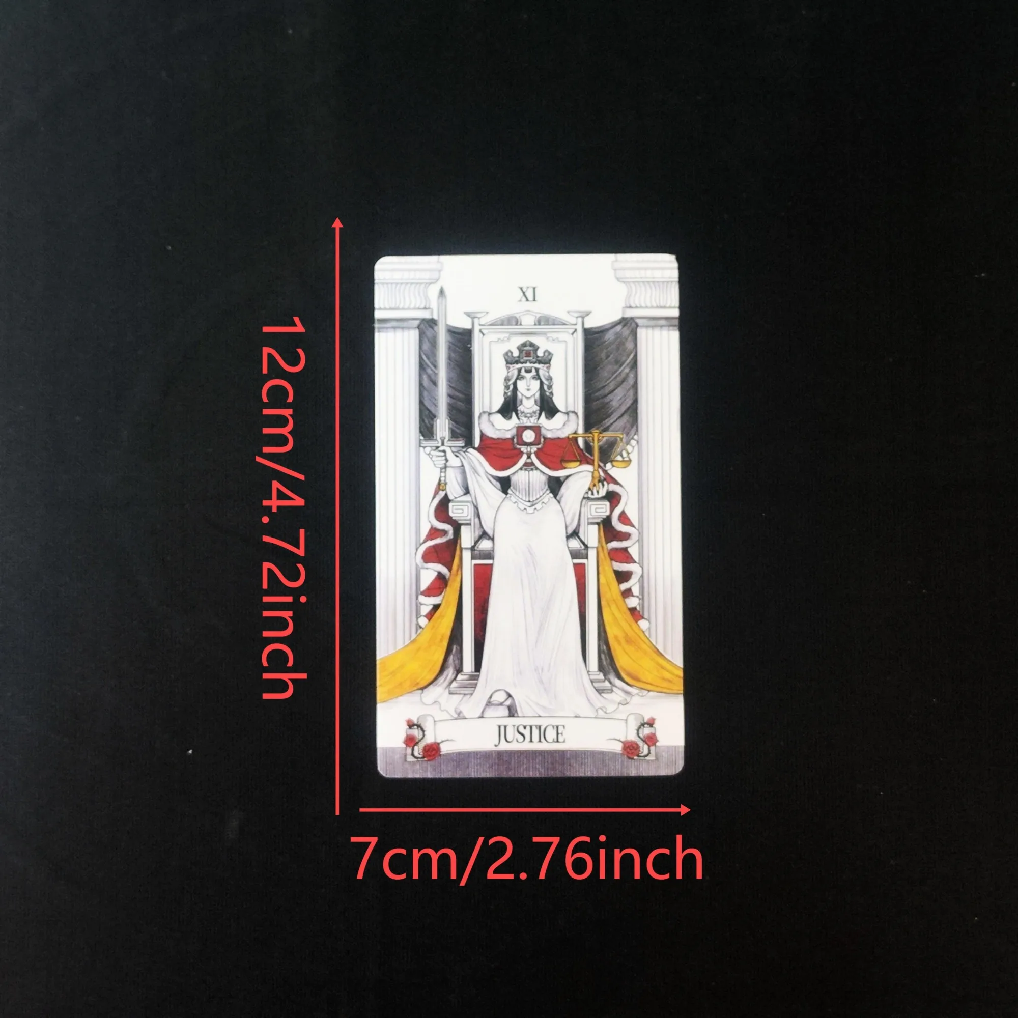 مرآة سرية التارو أنثوية الفن التارو في رمزية غنية مع أحادية اللون مع دليل النسخة الإنجليزية لعبة لوحة الحفلات 12*7 سنتيمتر #2