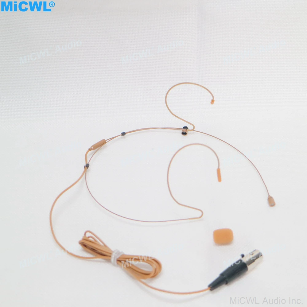 SL2 브라운 더블 이어 후크 헤드셋 마이크, AKG Samson Gemini TA3F Mini XLR 무선 마이크 시스템 교체 오리지널