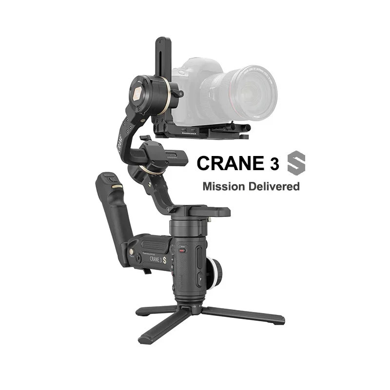 Zhiyun CRANE 3S 3-محور مثبت كاميرا Gimbal المحمولة لكاميرات الفيديو Canon 6.5KG DSLR