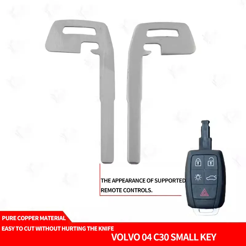 for Old Volvo C30S40 smart card mechanical key 04 Volvo mechanical key embryo