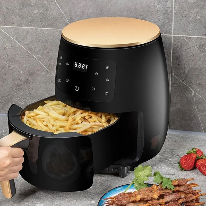 6L Air fryer Multi-functional intelligent touch screen oven Large capacity Electro mechanical deep fryer for home airfryer