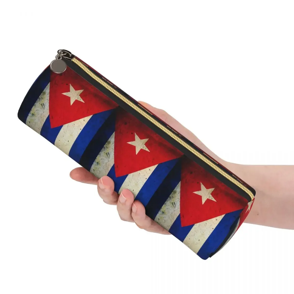 Cuba Cuban Flag Pencil Case Pen Holder Cylinder Pen Box Pencil Bag for Boys Girls Gifts