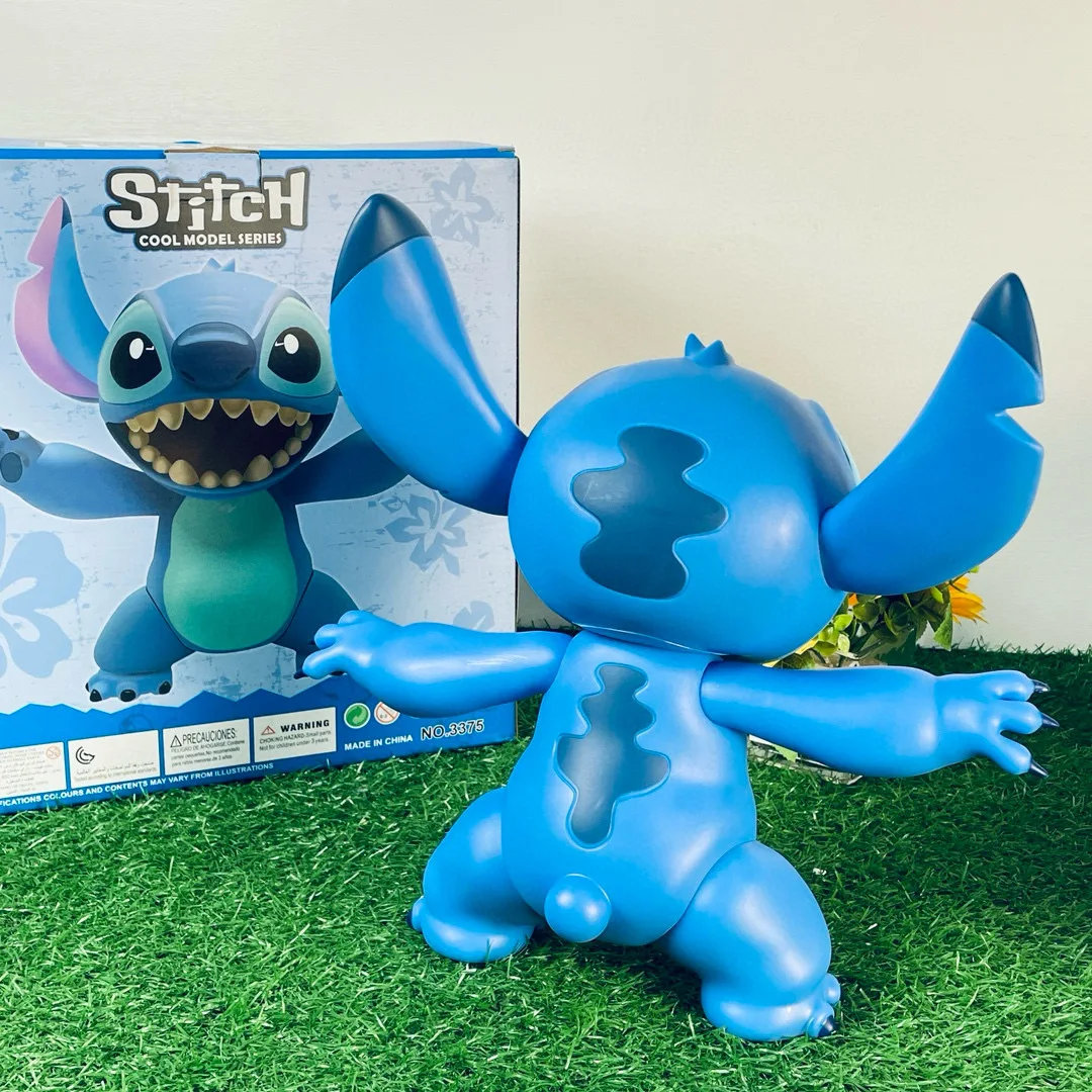 33 سنتيمتر أنيمي ديزني غرزة عمل نموذج لجسم اللعب كبيرة الحجم ليلو غرزة بولي كلوريد الفينيل الإبداعية سطح المكتب الديكور الحلي لعب الاطفال هدية