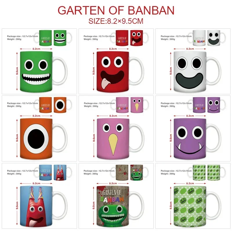 

400ML Garden Of Banban Plastic Water Cup Garden Of Banban Ceramic Mug Children's Christmas Halloween Gifts