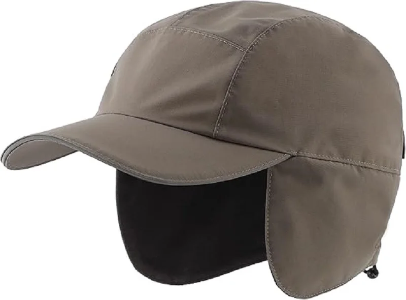 Connectyle Men's Water-Resistant Winter Hat Reflective Fleece Lined Earflap Cap Soft Warm Baseball Outdoor Sports Hat
