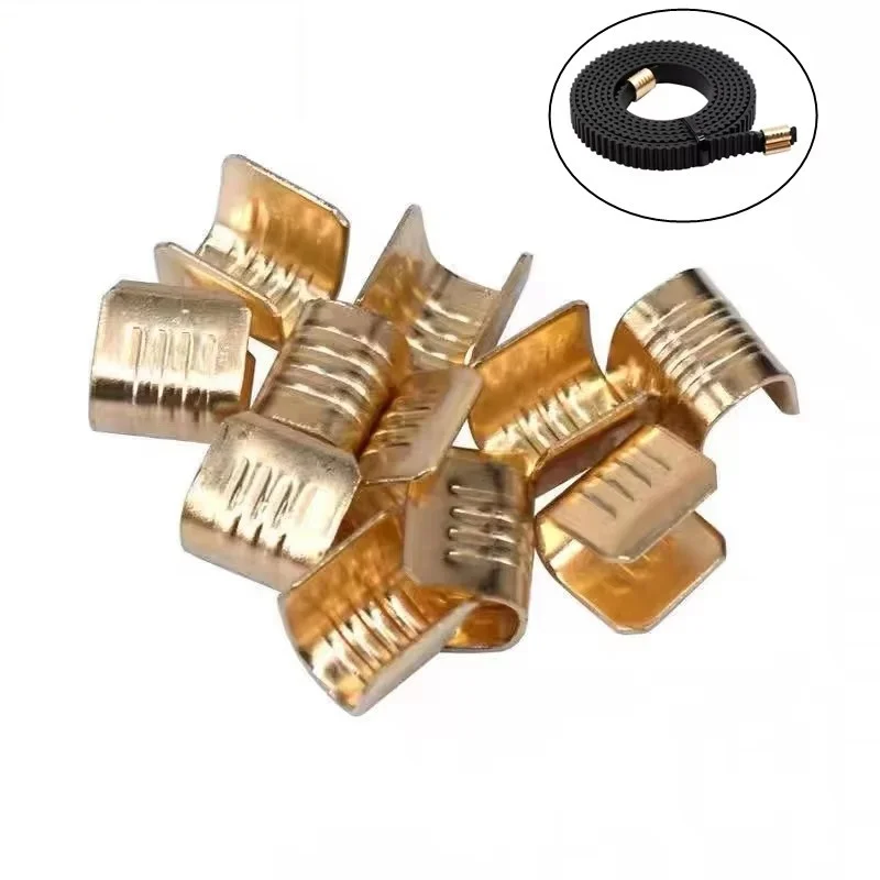 10PCS GT2 Timing Belt Copper Buckle Black Open Timing Rubber Belt X Y Axis 3D Printer Parts Width 6mm for Ender3 Ender5 CR10