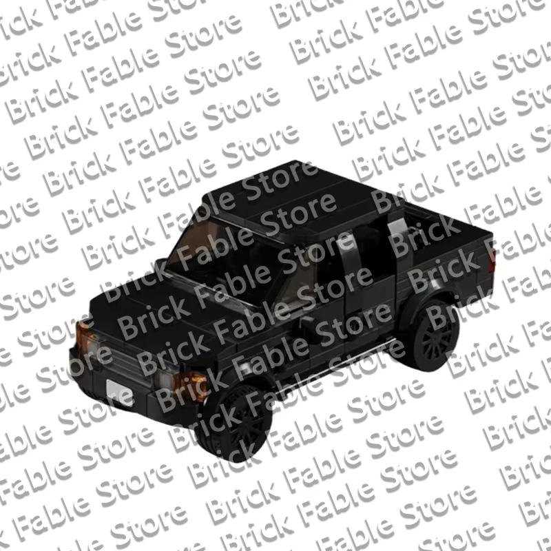 QWERT Light Utility Pickup Truck Model MOC Building Bricks War Equipment Modular Technology Gifts Holiday Assemble Children Toys