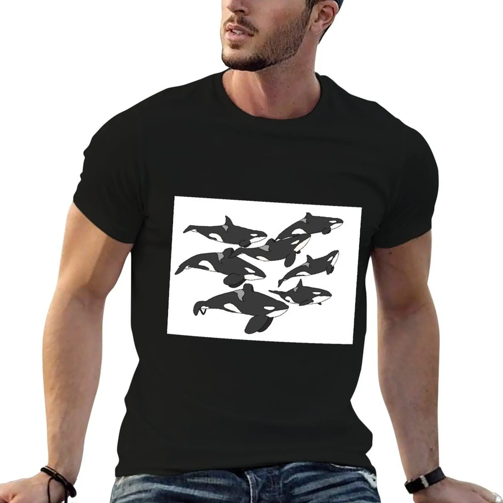 

quality Pod shirt t t Orca for shirts man man Orlando T-Shirt shirt man SeaWorld high luxury cotton brand heavy t