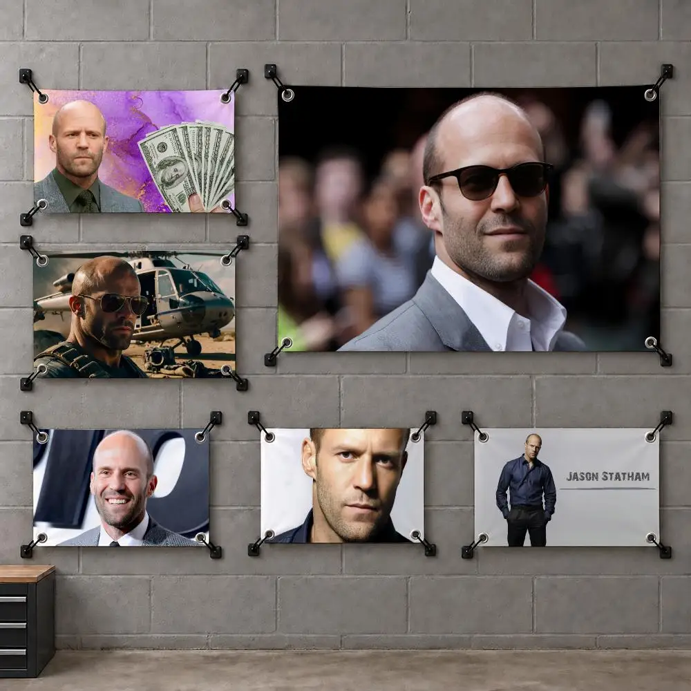 Funny Actor J-Jason Statham Flags Bedroom House Living Room Dorm Outdoor Party Wall Hanging Background Banner Decor
