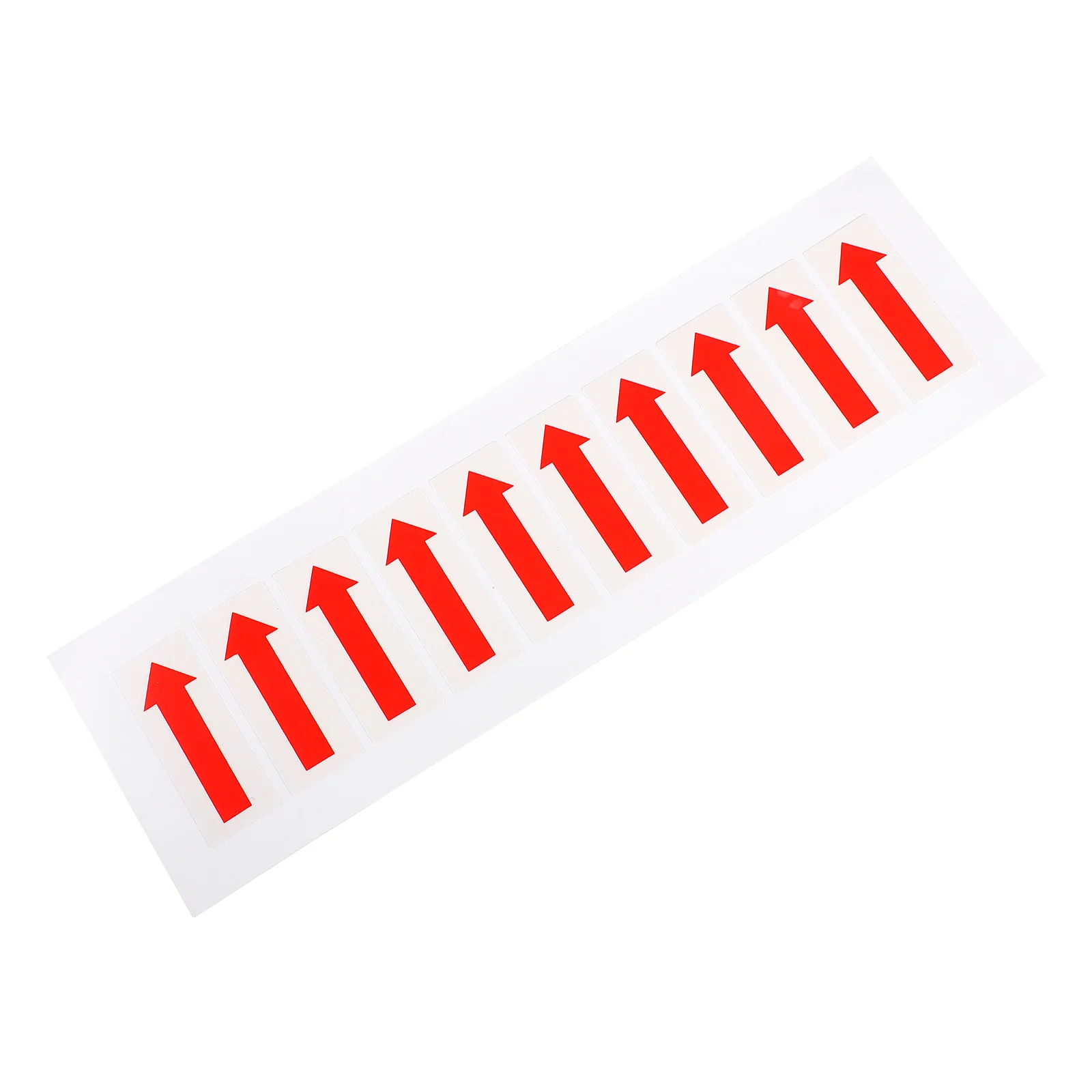 10 Pcs Stickers Arrow Indicator Indicating Direction Decals Equipment Warning Red