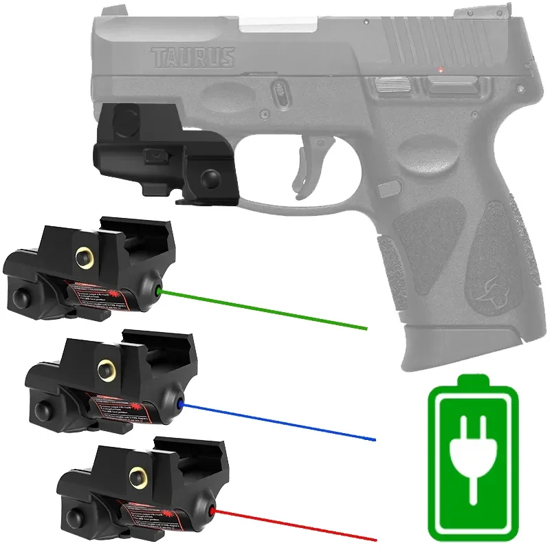 Puntatore mirino Laser universale Airsoft Glock per KWA KSC Glock 17 19 22 25 caccia Taurus G2C G3C 9mm TS9 posteriore LS-L3 Lsaer Sight