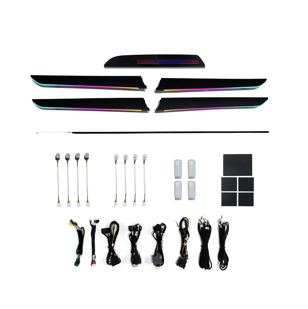 

Комплект динамического светодиодного окружающего освещения OEM для Audi A4 B8, система изменения атмосферного освещения для салона автомобиля