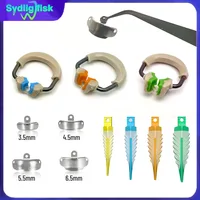 Bandas de matriz Dental NITI, anillo de abrazadera de matriz de Metal, sistema de matriz contorneada seccional, pinzas de cuña compuesta adaptable Interdental