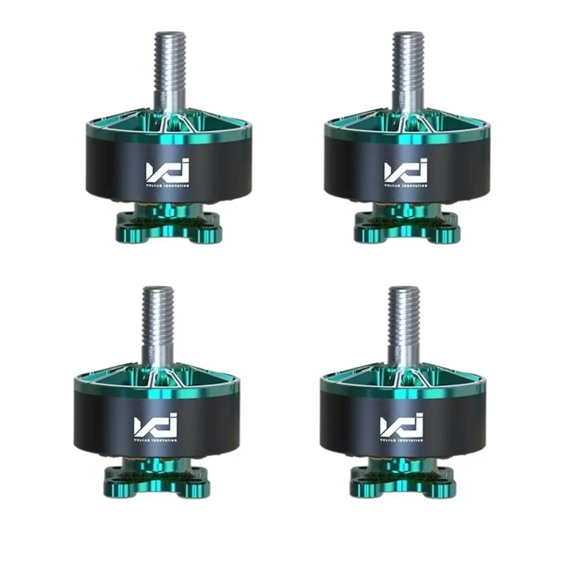 VoidFly 4pcs VCI Vulcan 2207 LT 2160KV FAI World Champion Motor Green Red Low Heat 14524RPM 24V Drone Racing Motor