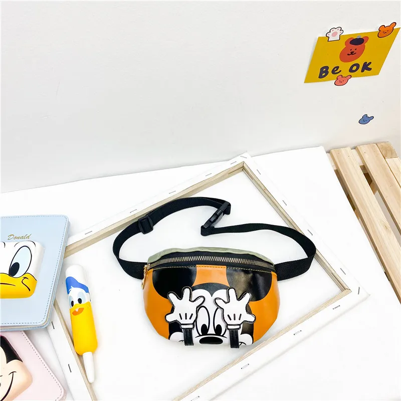 Child Chest Bags Mickey Print Mini Messenger Bags New Fashion Trendy Boys And Girls Toddler Cartoon Cute Personalized Waist Bags