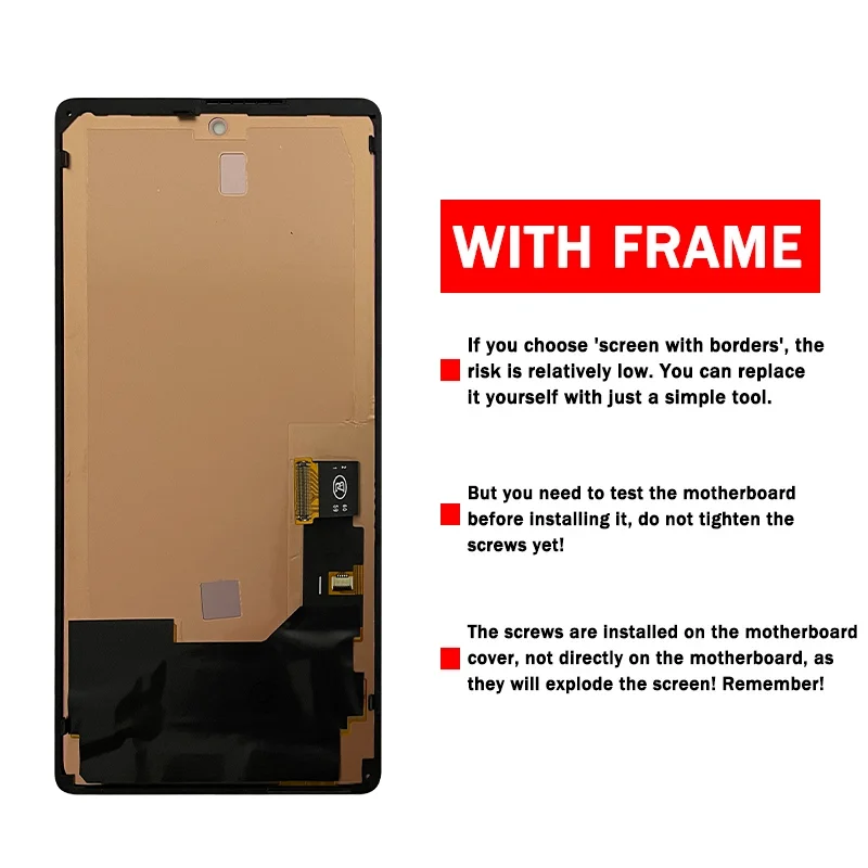 6.4“ Super AMOLED For Google Pixel 6 Pixel6 GB7N6 G9S9B16 LCD Display With Frame Touch Screen Digitizer Assembly Replacement