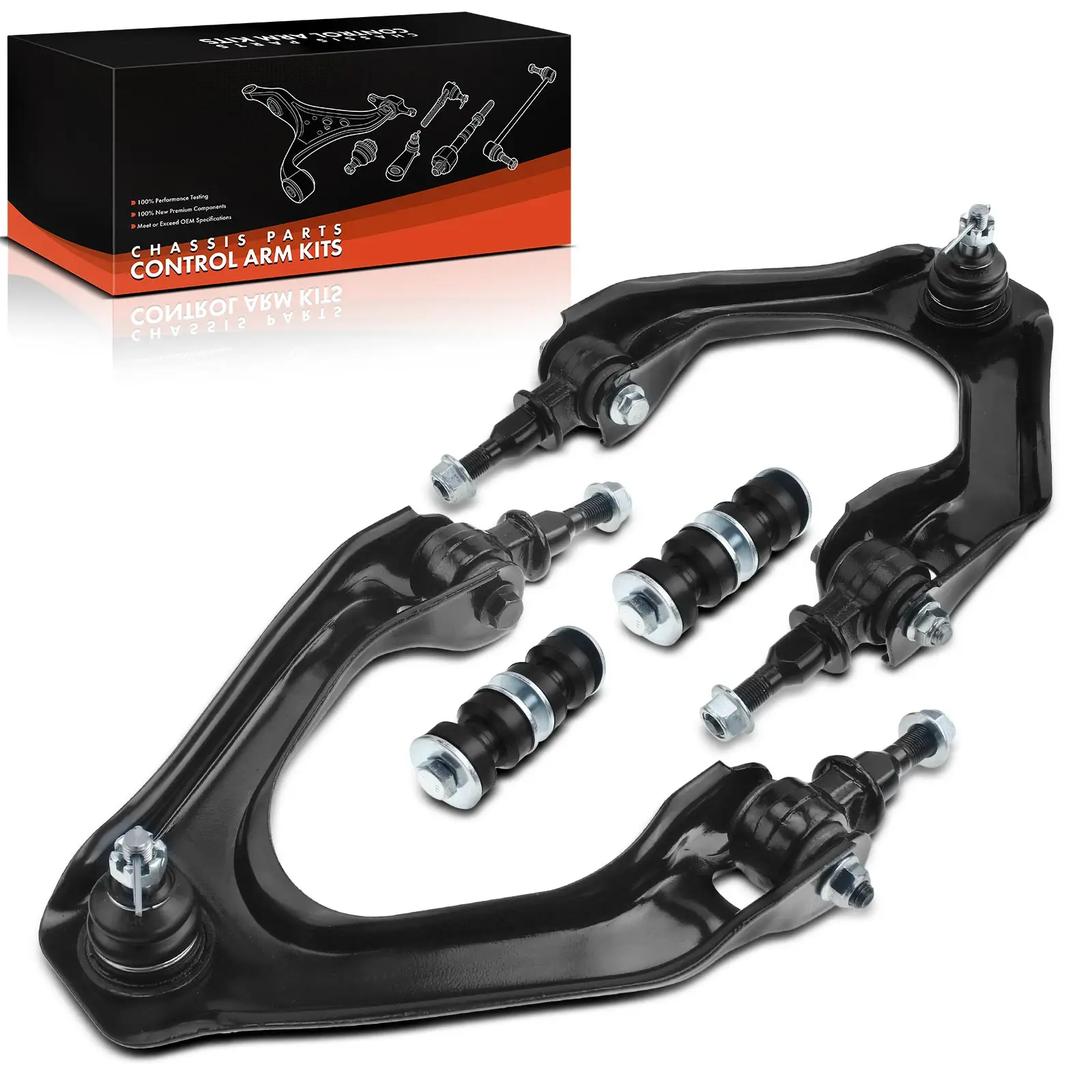 Frankberg 4-teilig Querlenker Satz Vorderachse Links Rechts oben für Honda Accord IV Aerodeck Coupe V 1990-1998 90112SM4010