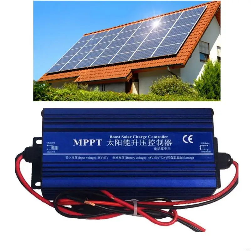 F26C 24/36/48/60/72V MPPT Battery Charging Voltage Regulator Solar Charge Controller With Anti-reverse Connection for Protect