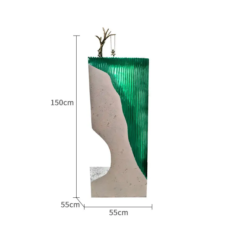 Ocean art modeling floor sample room shop lobby hall ornament