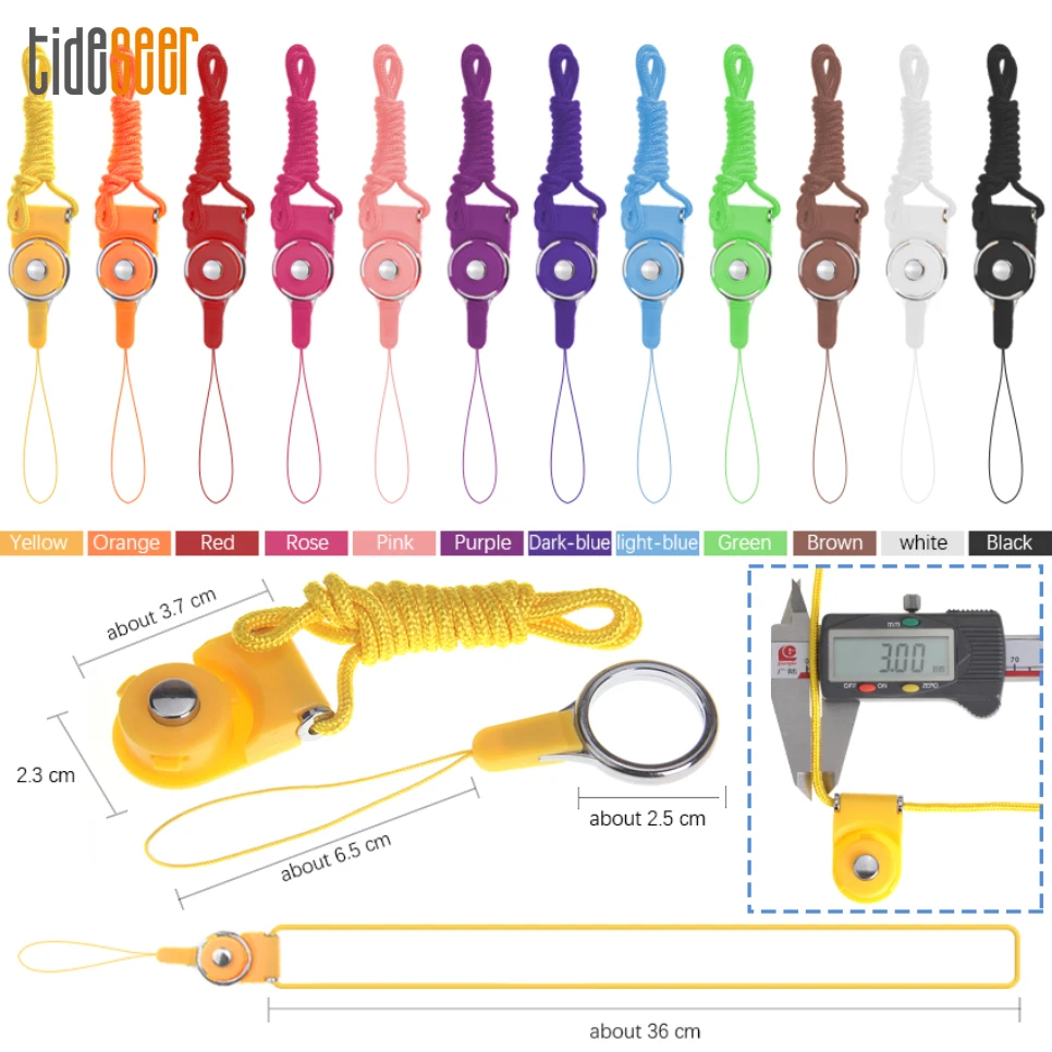 

Universal Detachable Mobile Phone Case Lanyard Neck Strap Hanging Rope For Camera USB Flash Drive Keys ID Card Badge Holder