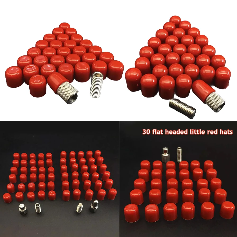 

30 Pcs Car Dent Removal Rubber Tips Dent Repairs Tools Rubber Top Cap Replacement Heads Car Repair Tools