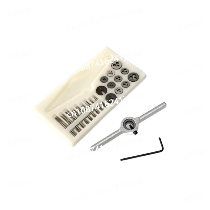 31 Piece Screw Thread Plugs Taps and Die Set with High Speed Steel Material for Maximum Durability and Performance