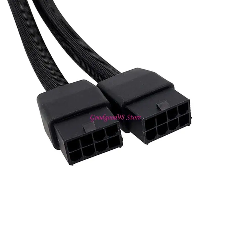 สายเคเบิล 12VHPWR GPU 2x8pin ถึง 16Pin GPU Extension Cord สำหรับกราฟิกที่ทันสมัยสายเคเบิลส่วนต่อขยายสำหรับ 3090TI 4070TI 4080