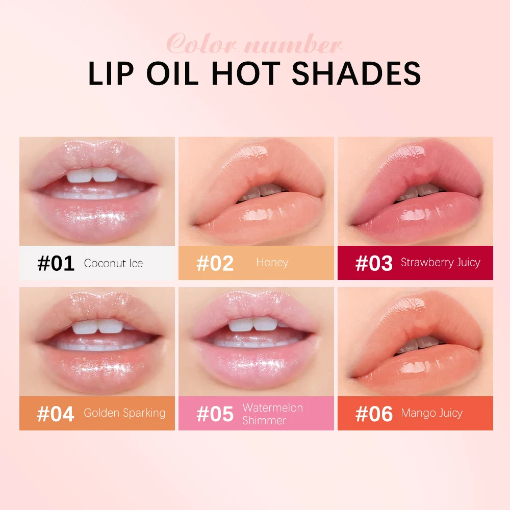 Nawilżający błyszczyk olejowy odżywia, nawilża, daje błyszczące usta, pielęgnacja ust, pomadka, powiększający usta, złuszczający, różowy błyszczyk olejowy do makijażu.