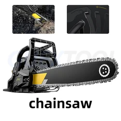 12800W 98Cylinder German Chain Saw Gasoline Logging Saw High-power Chainsaw Arboriculture Cutting Machine Household Fuel-saving