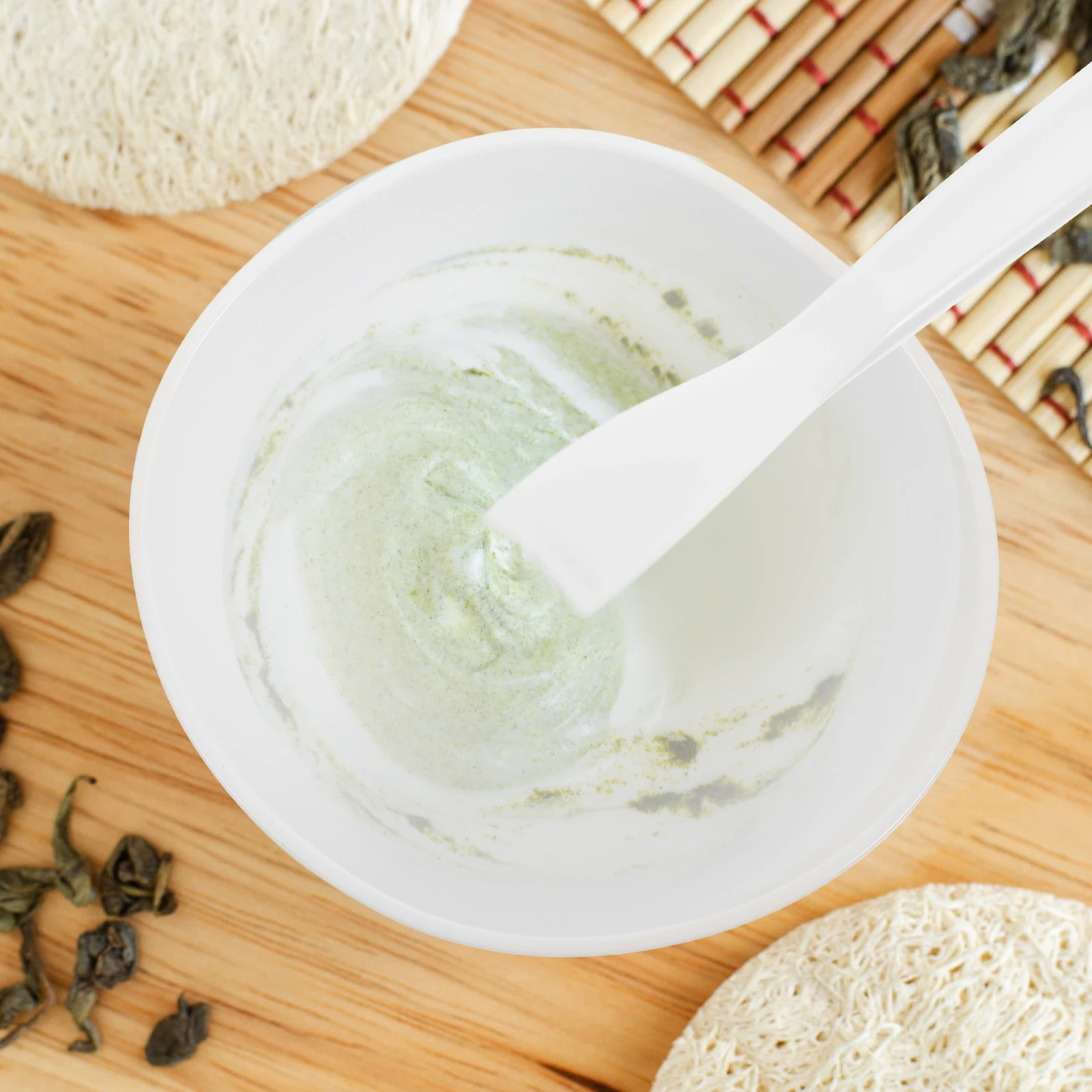 

1 set Silicone Supply Mixing Bowl Set Facial Beauty Accessories Silicone Seasoning Bowl Salon Supply White DIY Face Spa Kit