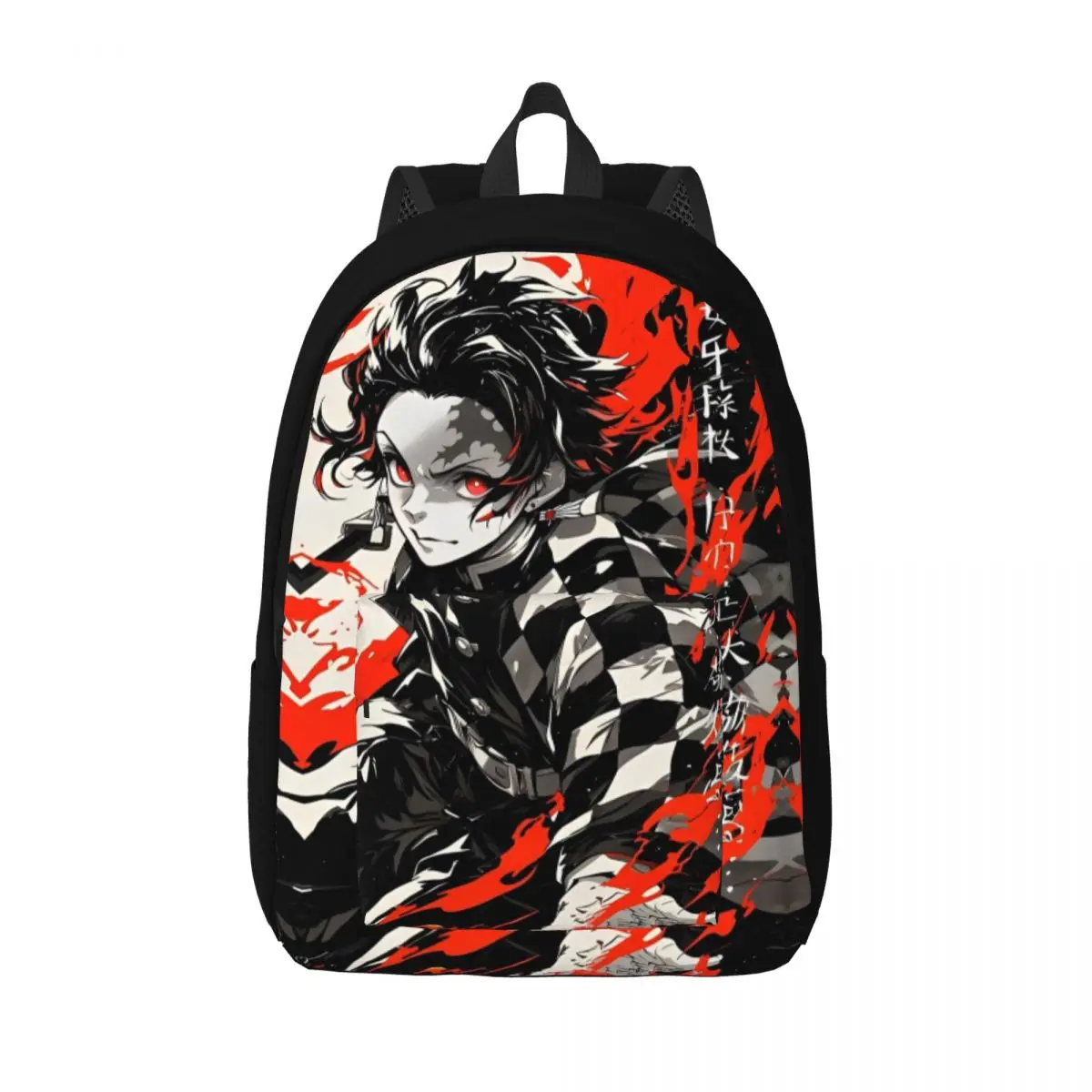 Demon Slayer Tanjiro Kamado for Men Women Student School Bookbag Manga Daypack Elementary High College Sports