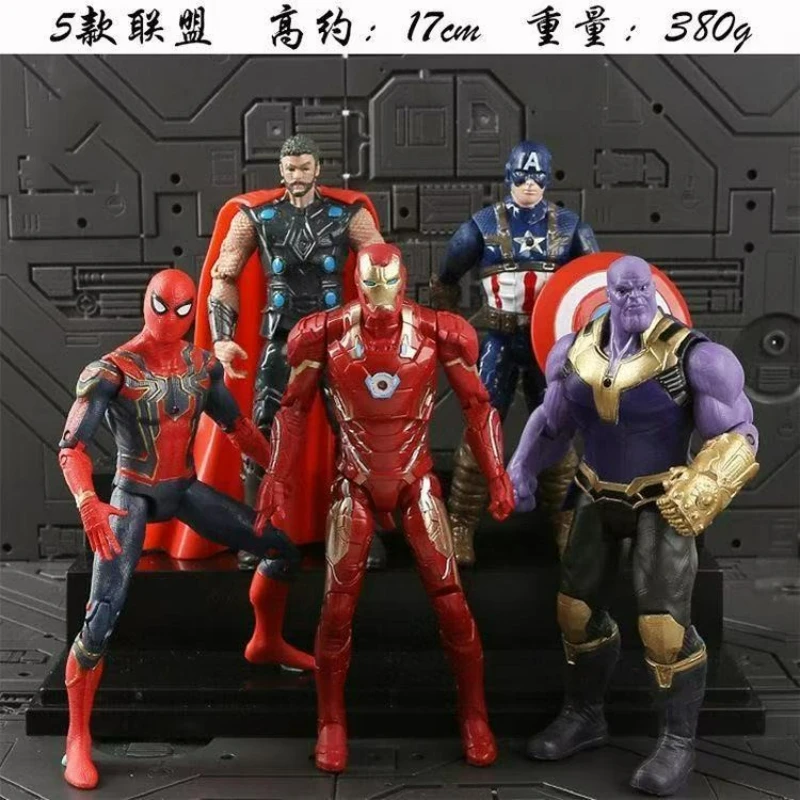 كاريكاتير المنتقمون هيرو جودز، الرجل الحديدي، الرجل العنكبوت، هالك، نموذج تزيين سطح المكتب، ألعاب الأطفال، هدايا عيد الميلاد. #5