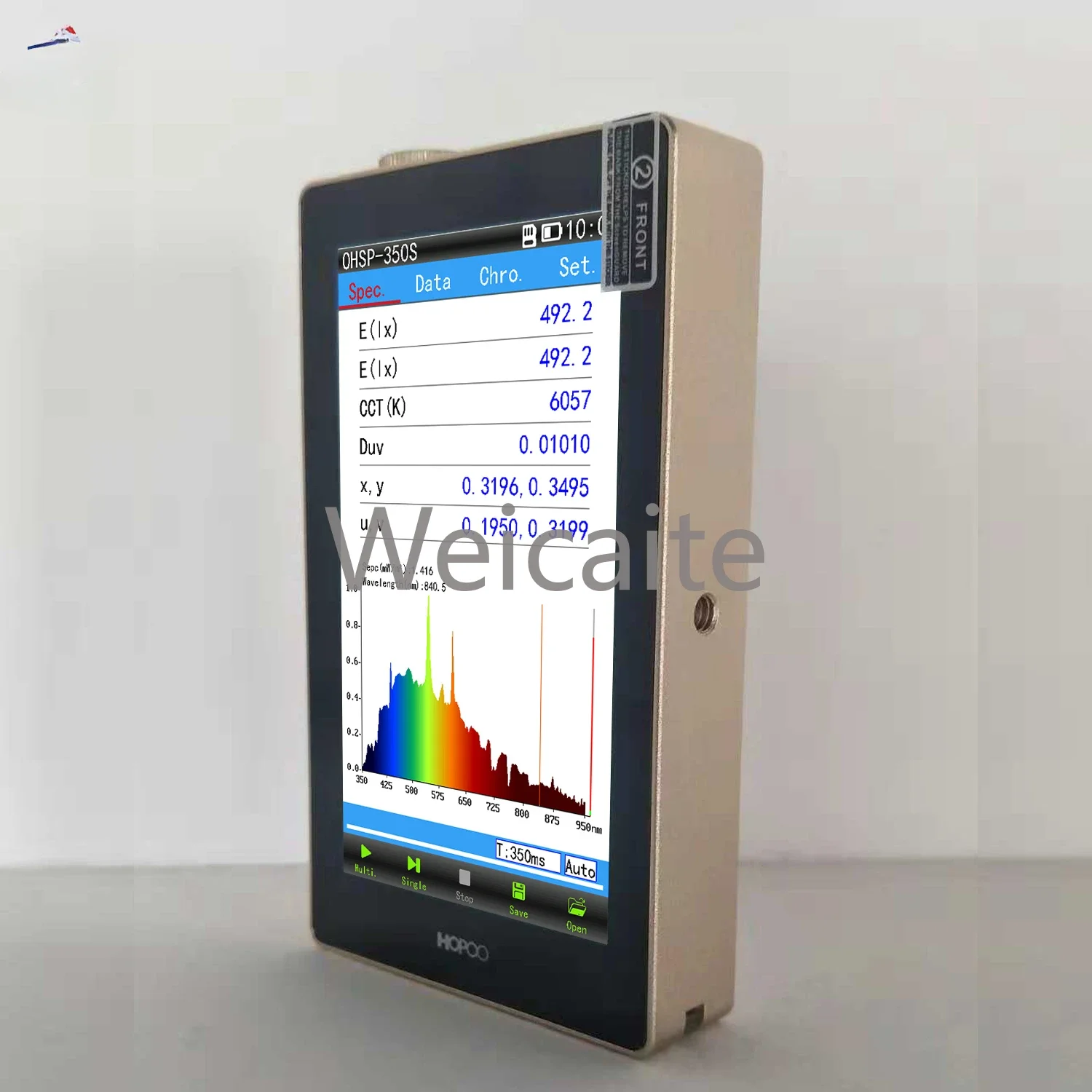 350nm-950nm Lights Led Spectrometer OHSP350S Spectrum Analyzer For TM-30 PAR PPFD Tester