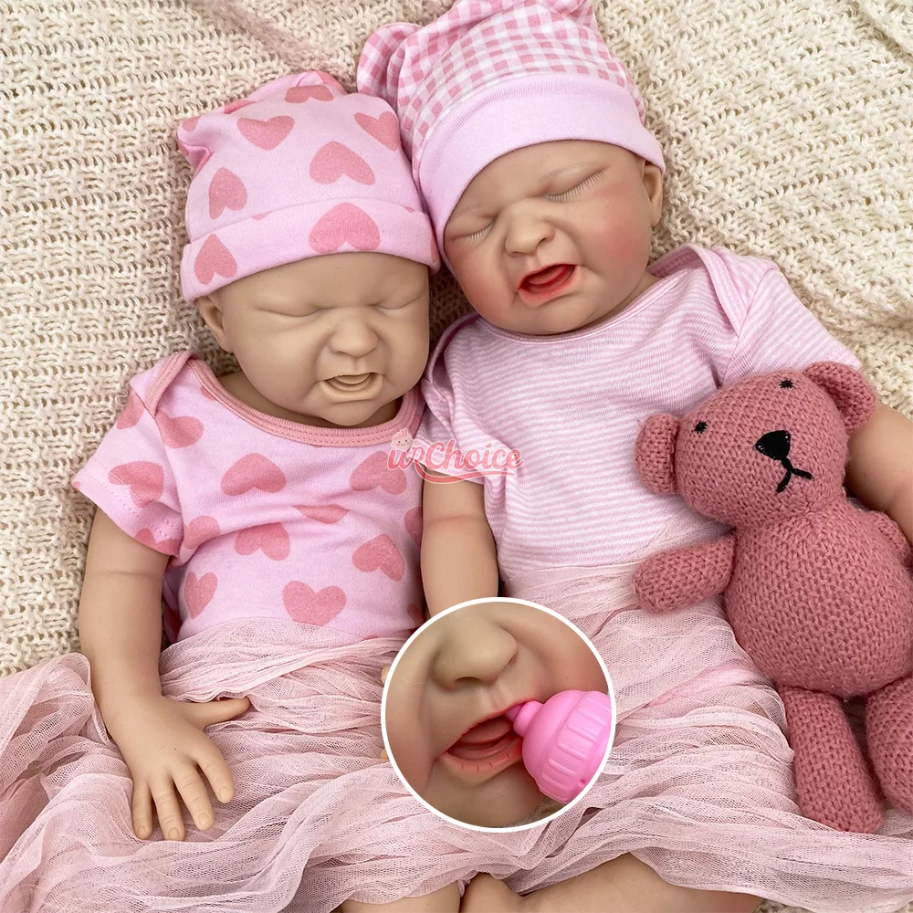 Unpainted/Painted 20Inch Silicone Reborn Doll Lifelike Full Body Silicone Reborn Doll For Collector Doll Enthusiast Artist Gift