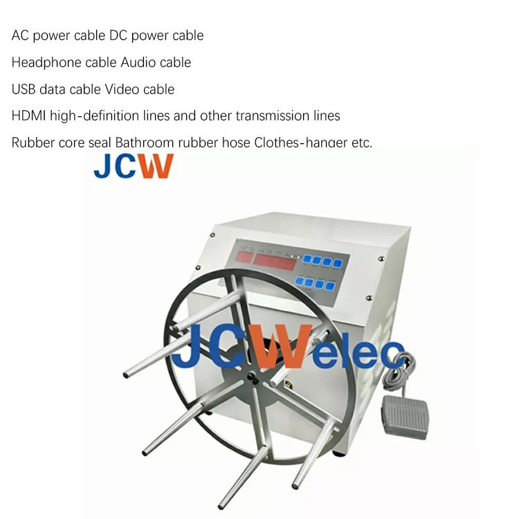 JCW-WB03W كابل سلك الطاقة USB مضفر تلقائيا جودة عالية آلة لف أسلاك الألومنيوم الأوتوماتيكية الكاملة #3