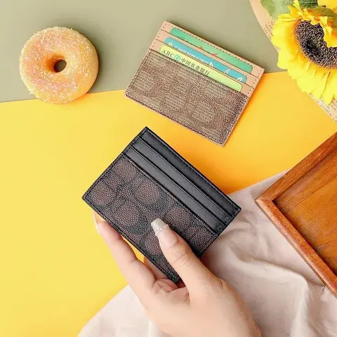 Luxury Design Wallets for Women Multi-Function Card Holder PU Leather Female Small Card Bag Short Women's Purse
