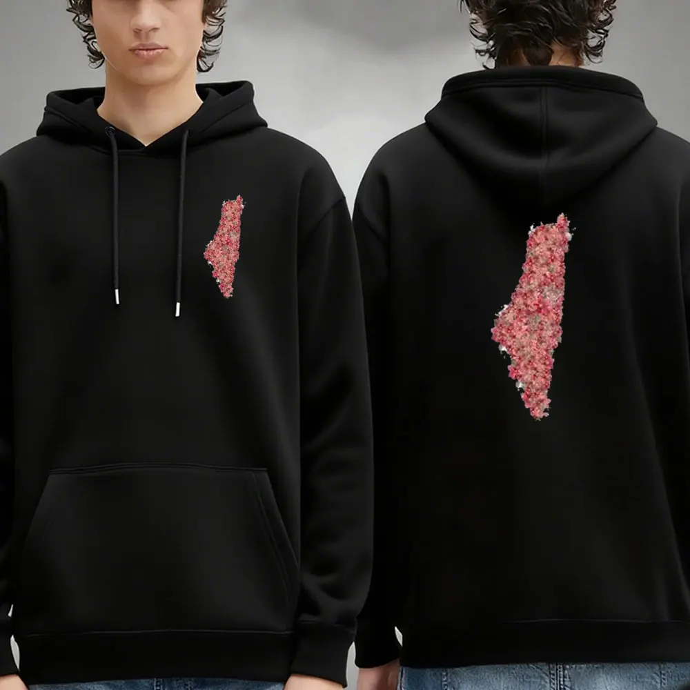 New in Hoodies Palestine Traditional Hoodie Arabic Calligraphy Sweatshirt Palestine Pullover Women Gift Activist Protest Gifts