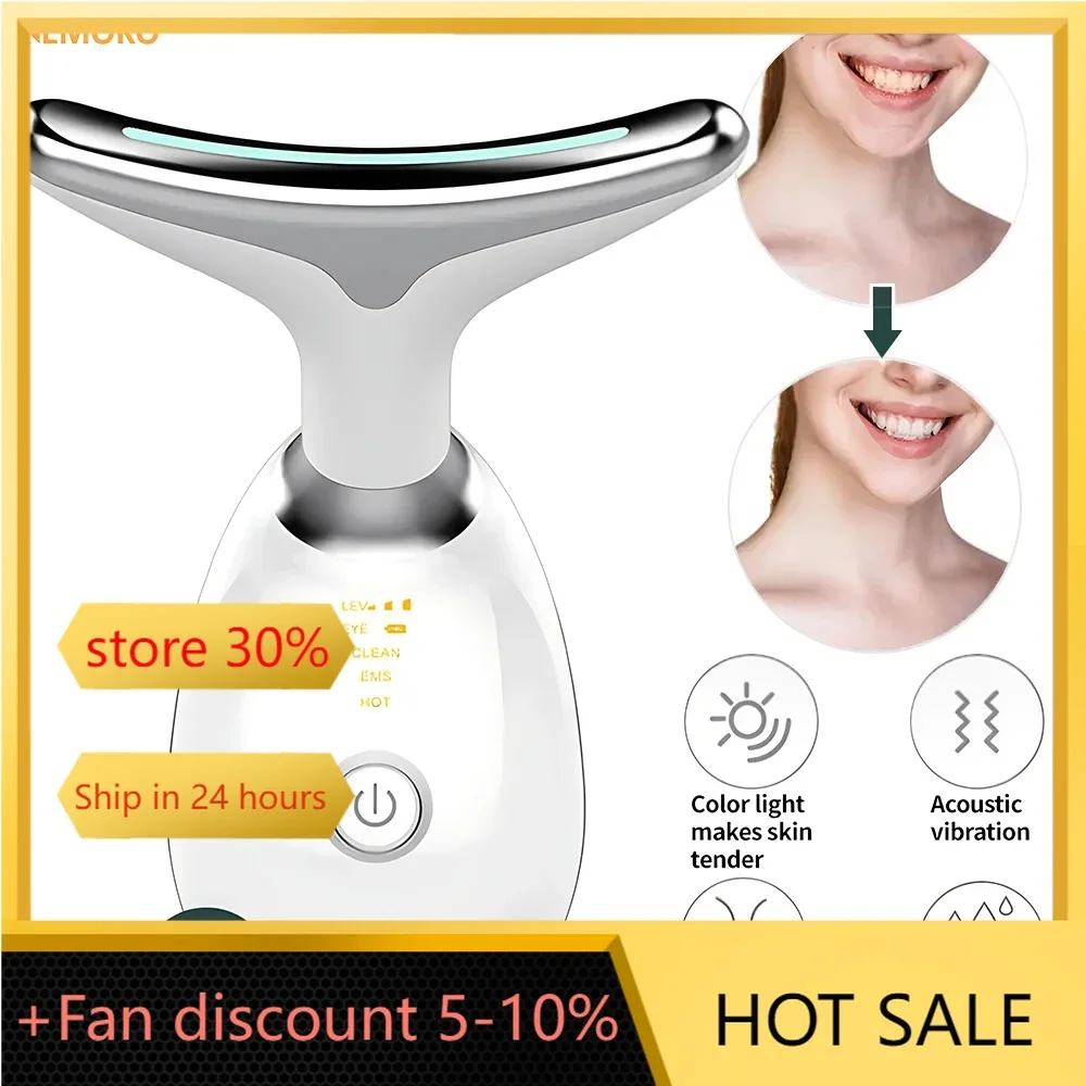 Neck Face Beauty Device Facial Lifting Massage Anti Wrinkle Beauty Tools V-Face EMS Face Massager Thin Face Skin Care Device