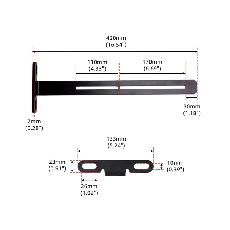 Suitable for SE18 SE26 SEB26 Modified Golf Speaker T-mount Bracket Audio Strip Mounting Bracket Portable Automobiles Accessories