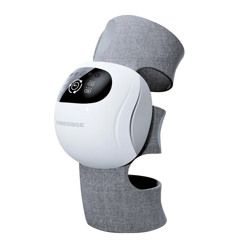 Wireless Air-cushioned Knee Calf Massager, 3D Air Pressure Vibration, Electric Heating, Joint Pain Relief, Leg Massage Therapy