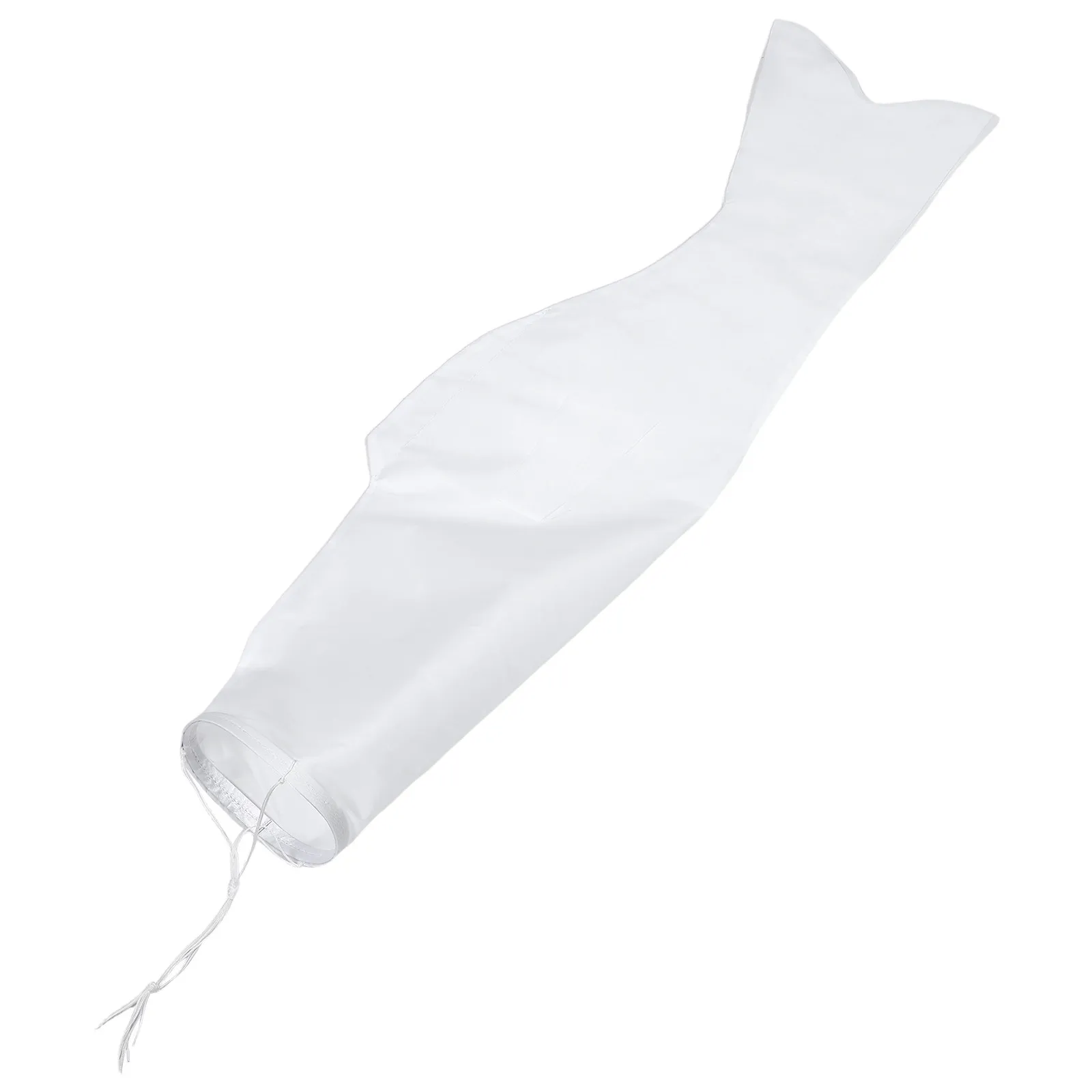 Unpainted White Japanese Koi Fish Streamer Carp Windsock DIY Art Blank Carp Flag Koinobori Hanging Decoration Wind Flag
