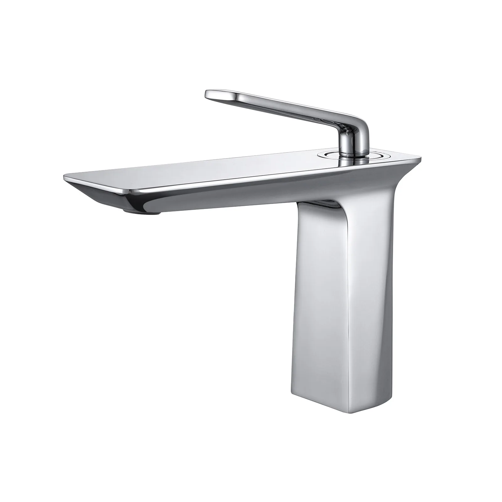 Hot And Cold Bathroom Bathroom Toilet Wash Basin Dial Rod Washbasin Faucet Table Basin Chrome-plated Washbasin Faucet Single Hol