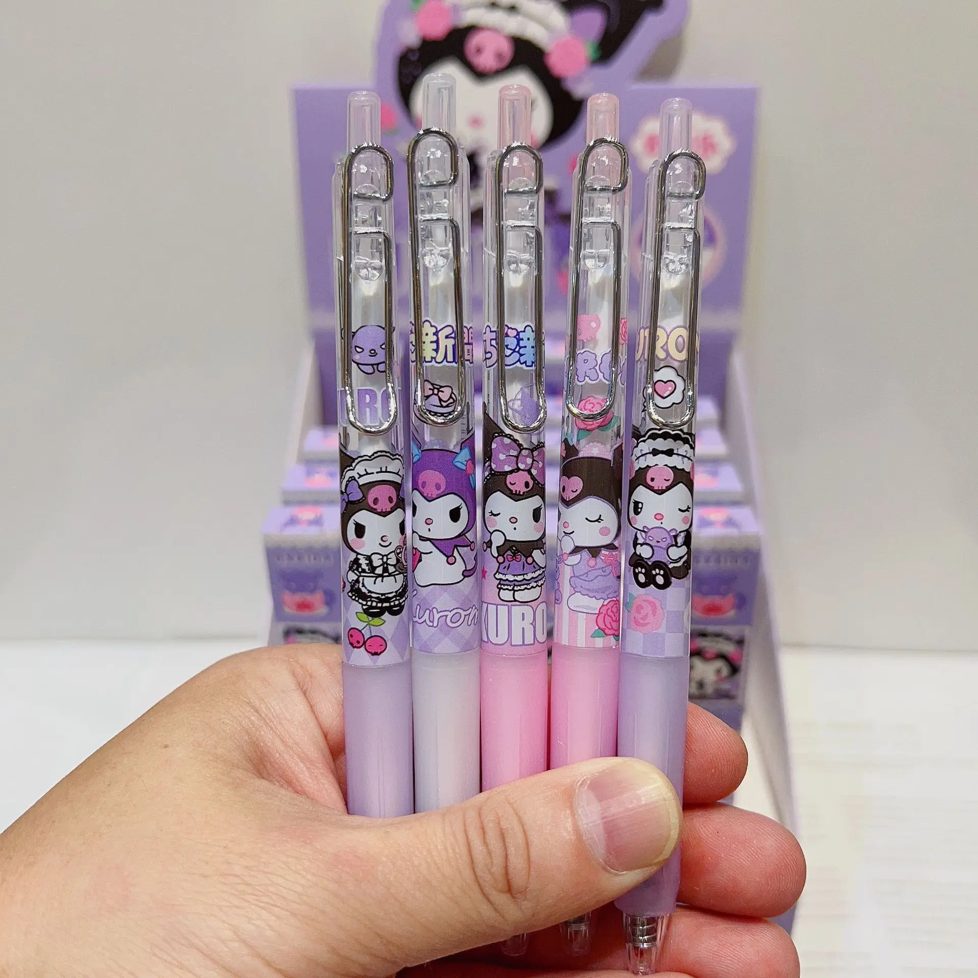 Neue Cartoon Sanrio Kuromi Blind Box Stift Unisex Stift Nette Anime Kuromi 0,5 Mm Stift Geburtstag Geschenk