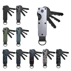 Innovative Metal Key Organizer Holds 2-6 Keys with Screwdriver Key Case Holder Minimalist Keys Bag for Keys Less Than 6.2cm