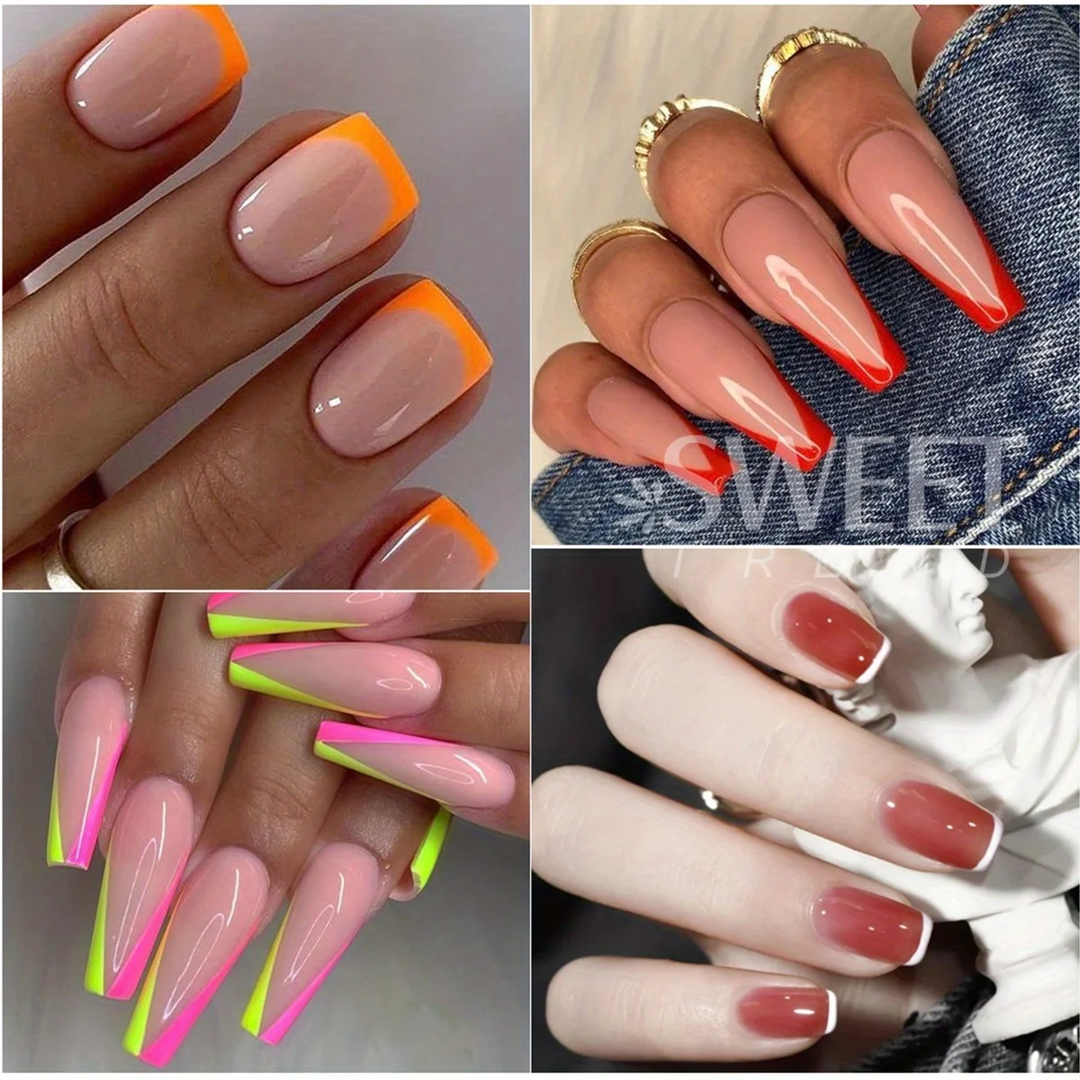 Transparentes Nail Art Stamper-Set mit Schaber, 3-teiliges Silikon-Kopf-Transfer-Werkzeug, schnelles, klares Gelee, französisches Stempeln, Maniküre-Zubehör