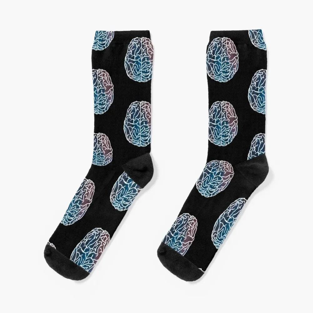 

Abstract Gouache Brain Socks funny gift Argentina Men Socks Luxury Brand Women's