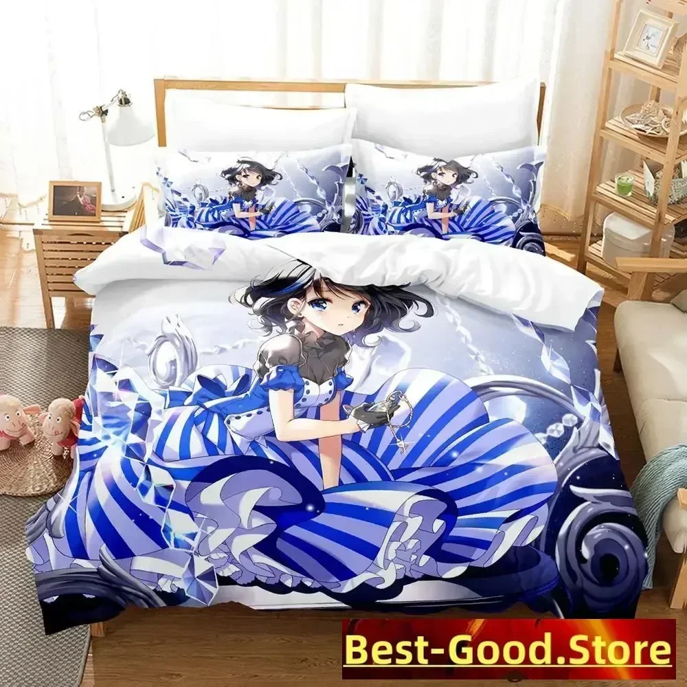 

Masamune kun no Revenge Bedding Set Single Twin Full Queen King Size Bed Set Adult Kid Bedroom Duvetcover Sets Anime Bed